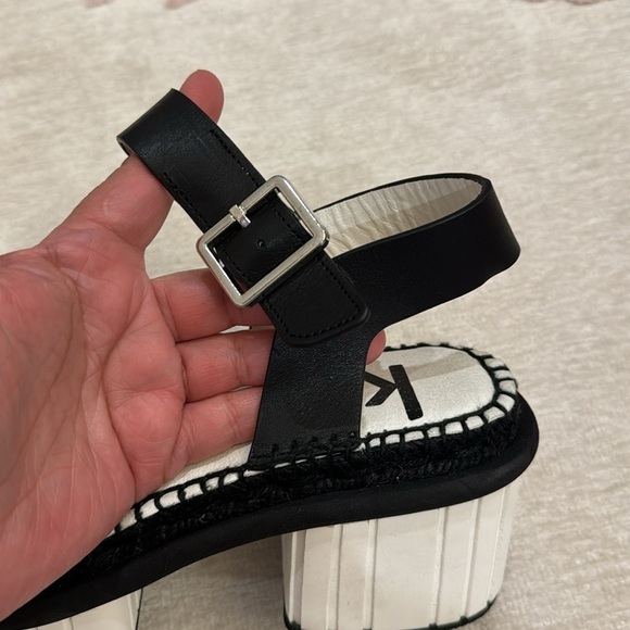 NWOT KANNA CIBELE SANDAL IN BLACK 8 ( 38) - Picture 12 of 17